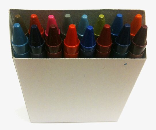 Färgkritor 16 st - Färguppsättning C från Reeves i kartong