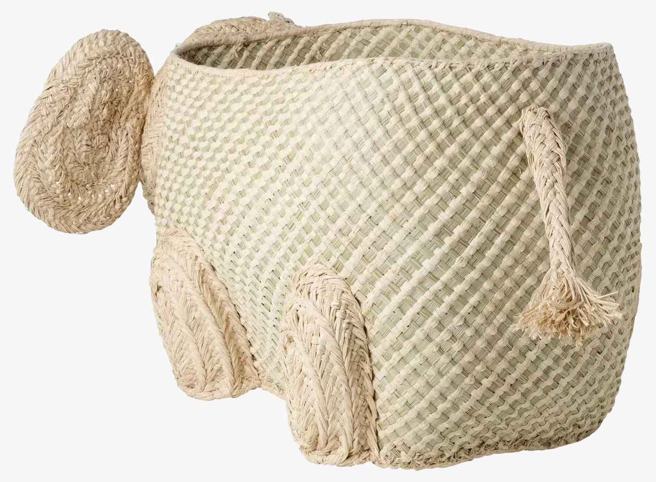 Förvaringskorg Elefant från Rice i flätad naturfiber
