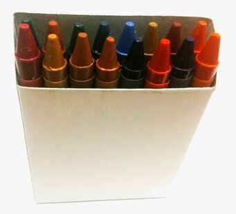 Bild av färgkritor: 16 intensiva nyanser för kreativitet