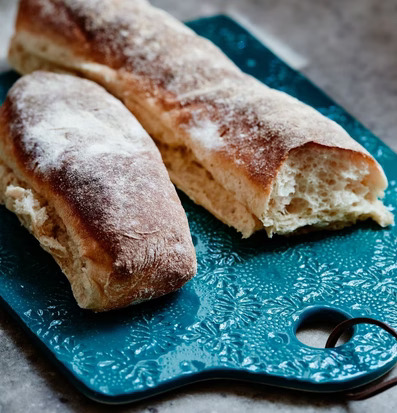 Bild av en elegant ostbricka med unikt präglat mönster