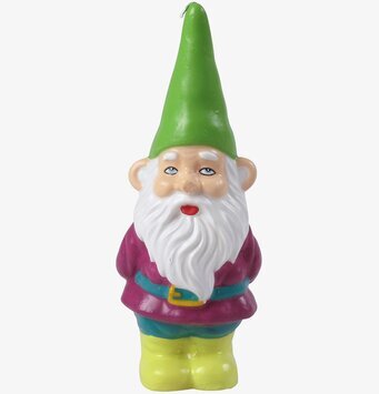 Bild av färgglad tomteprydnad med levande detaljer