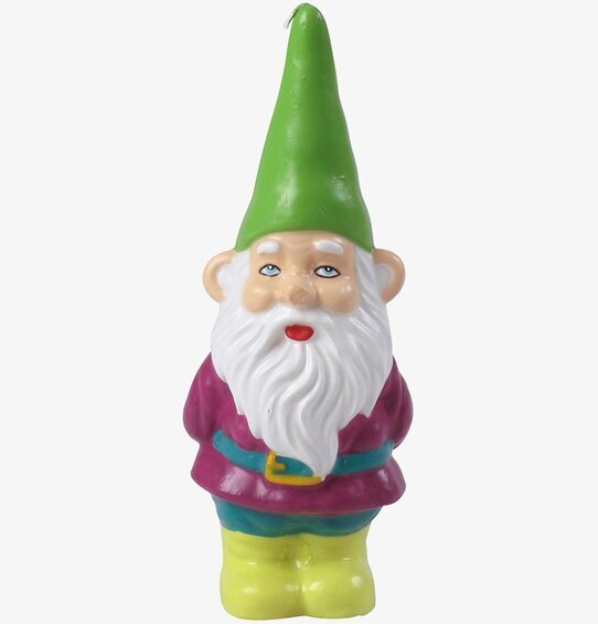 Bild av färgglad tomteprydnad med levande detaljer