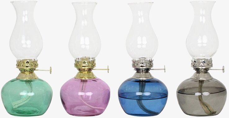 Fotogenlampa Lily Rosa/Mässing - JULKAMPANJ från Strömshaga